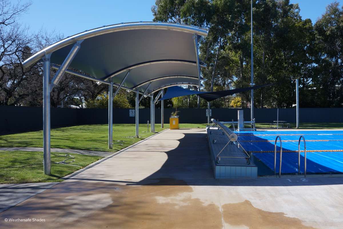 Cantilever shade structure - Weathersafe South Australia