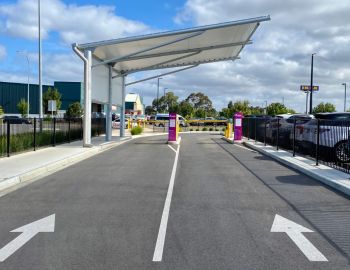 Adelaide Airport Car Park Canopies