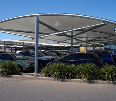 Car park shade structure shelter Seaford Central City of Onkaparinga SA